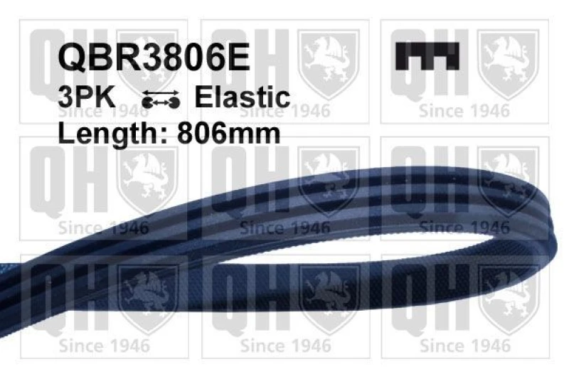 Image of QUINTON HAZELL Serpentine belt QUINTON HAZELL QBR3806E