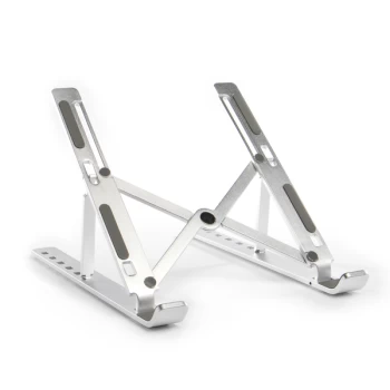 Image of Portable Laptop and Tablet Stand Silver Pukkr