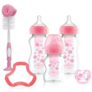 Dr Browns Options + Gift Set - Pink