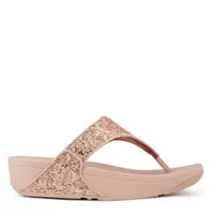 Image of Fitflop Lulu Glitter Sandals - Gold