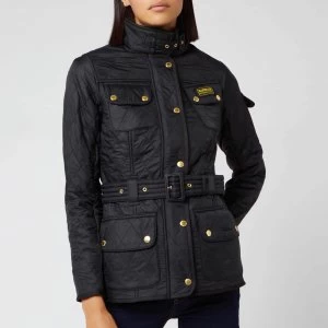 Image of Barbour International Womens Polarquilt Jacket - Black - UK 14