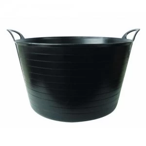 image of Rhino 75 Litre Heavy Duty Flexi Storage Tub - Black