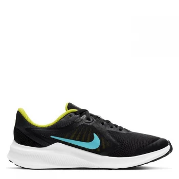 Image of Nike Downshifter 10 Trainers Junior Boys - Black/Blue/Grey