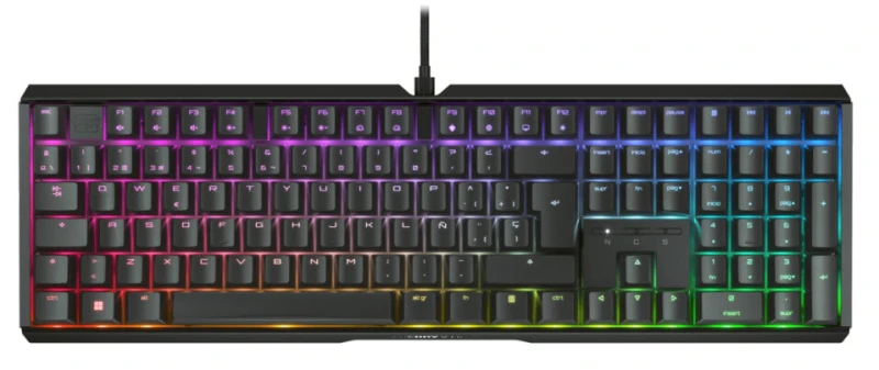 Image of Cherry CHERRY XTRFY MX 3.1 RGB keyboard Gaming USB QWERTY Spanish Black G80-3890LJAES-2