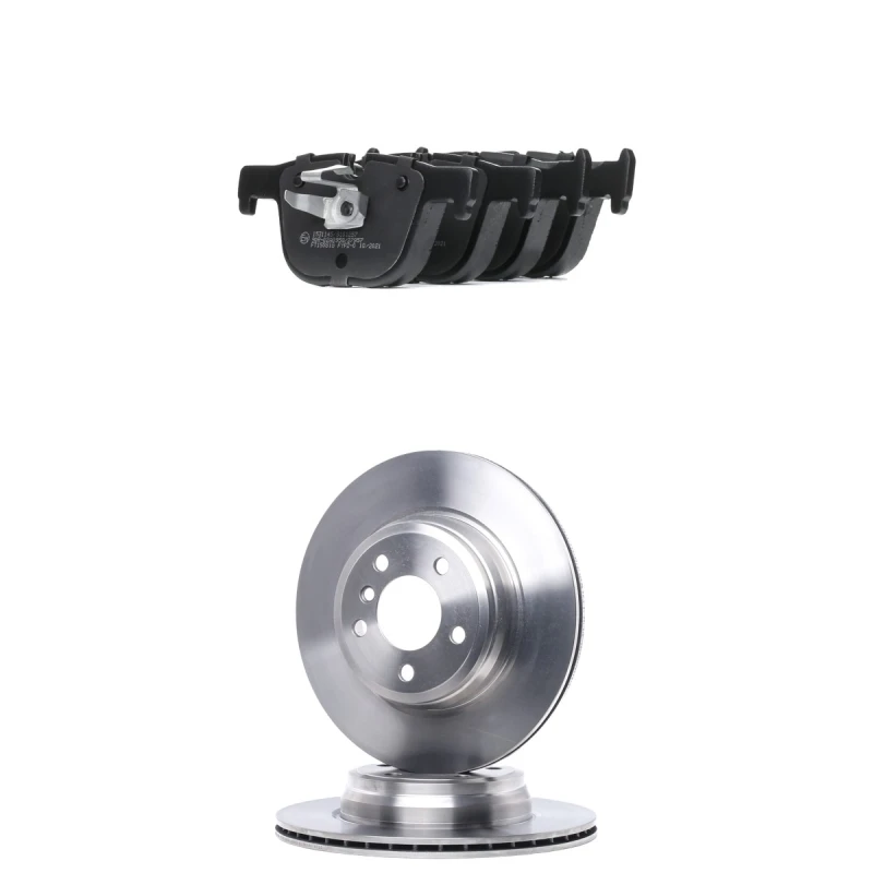 Image of RIDEX 3405B3450 Brake disc and pads set Brake Disc Type: internally vented, prepared for wear warning indicator Brake Set,disc brakes (3405)