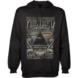 image of Pink Floyd - Carnegie Hall Poster Unisex X-Large Pullover Hoodie - Black