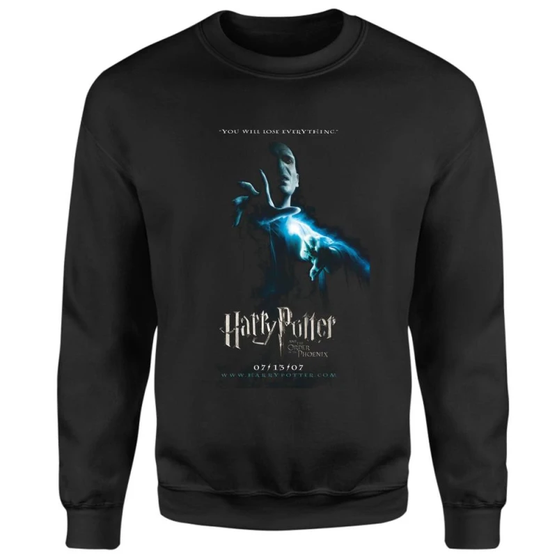 Image of Harry Potter Order Of The Phoenix Sweatshirt - Black - M