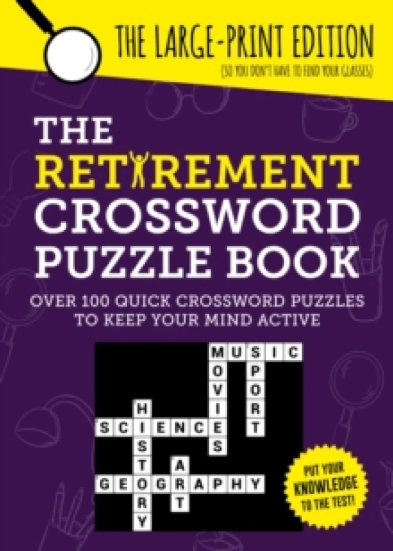 Image of Boxer Gifts The Retirement Crossword Puzzle Book Multi unisex