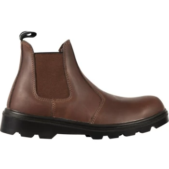 Image of Brown Dealer Safety Boots - Size 10 - Tuffsafe
