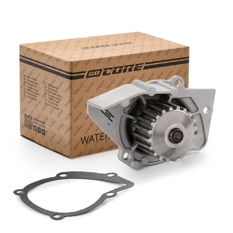 Image of goCORE GCA2600009 Water pump Number of Teeth: 20, for timing belt drive, with gaskets/seals Water Pump (1260)