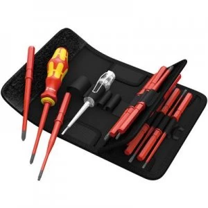 Image of Wera KK VDE 60 iS/65 iS/67 iS/16 VDE Interchangeable bits set 16 Piece Slot, Phillips, Pozidriv, TORX socket, Plus/Minus