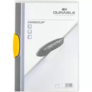 image of Swing Clamp A4 30 Sheets Folder (Yellow)