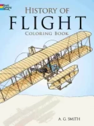 Image of history of flight coloring book