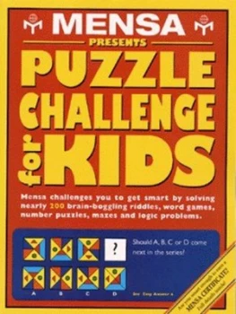 Image of Mensa Presents Puzzle Challenge for Kids by Carolyn Skitt and Mensa Book