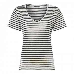 Image of SET Stripe T Shirt - 0109 WHITE
