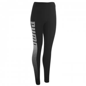 Puma Logo Leggings Ladies - Black