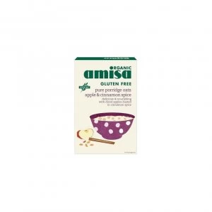 image of Amisa Organic Gluten Free Porridge Oats with Apple & Cin