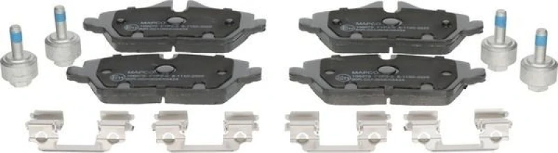 Image of Brake pad set MAPCO 106079