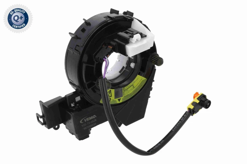 Image of VEMO Clock spring for steering wheel VEMO V25-72-0328