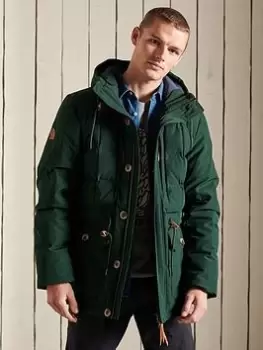 Image of Superdry Mountain Expedition Jacket - Forest Green, Forest Green, Size XL, Men