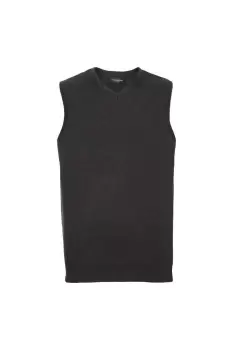 Image of Collection V-Neck Sleevless Knitted Pullover Top / Jumper