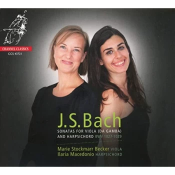 image of Marie Stockmarr Becker - Js Bach Sonatas For Viola And CD