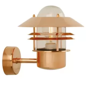 Image of Blokhus Outdoor Wall Lantern Copper, E27, IP54