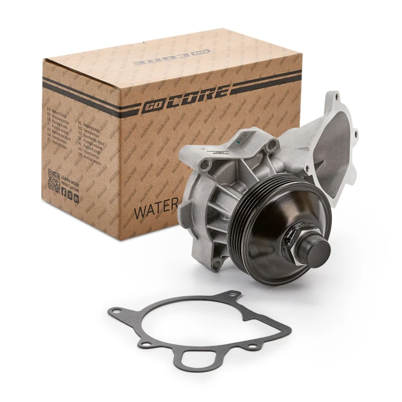 Image of goCORE GCA2600050 Water pump V-Ribbed Belt Pulley, without lid, with gaskets/seals Water Pump (1260)