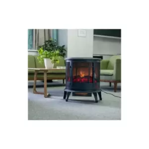 image of HEATSURE Electric Fireplace Heater 1800W FEH01 Black