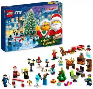 image of LEGO City Advent Calendar 2023 with 24 Christmas Gifts 60381