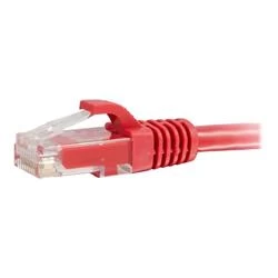 image of C2G .5m Cat5E 350 MHz Snagless Patch Cable - Red