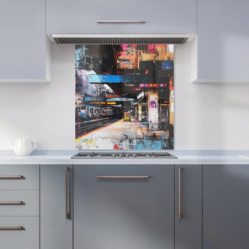 Image of Designer Kitchen Splashbacks Jasper Reed: 00034 Kitchen Splashback Size: 600mm x 750mm Multicolor Unisex 600mm x 750mm