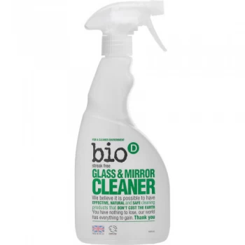 image of Bio D Glass & Mirror Cleaner Spray 500ml