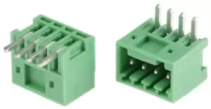 Phoenix Contact Mc 0,5/ 4-G-2,5 Terminal Block, Header, R/a, 4Pos, Th