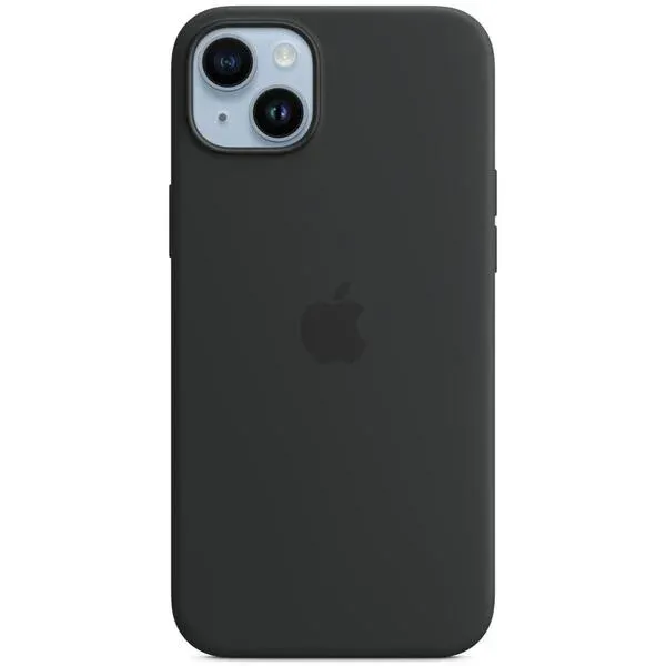 Image of Apple - Back cover for mobile phone - MagSafe compatibility - silicone - midnight - for iPhone 14 Plus MW4Y3ZM/A
