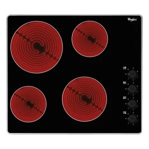 Image of Whirlpool AKM609IX 4 Zone Ceramic Hob