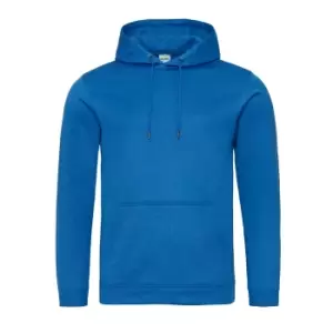 Image of AWDis Adults Unisex Polyester Sports Hoodie (3XL) (Royal Blue)