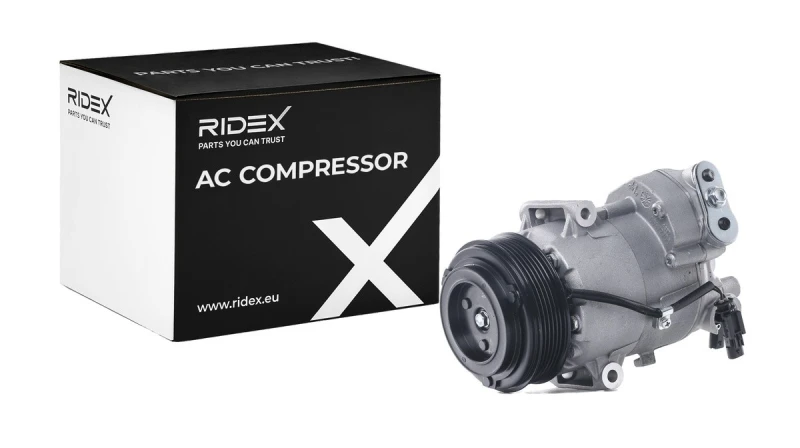 Image of Air conditioning compressor RIDEX 447K0293
