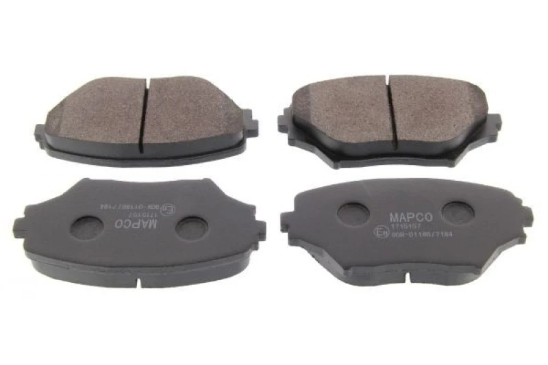 Image of MAPCO 6768 Brake pad set Front Axle, not prepared for wear warning indicator Brake Pad Set,disc brake (402)
