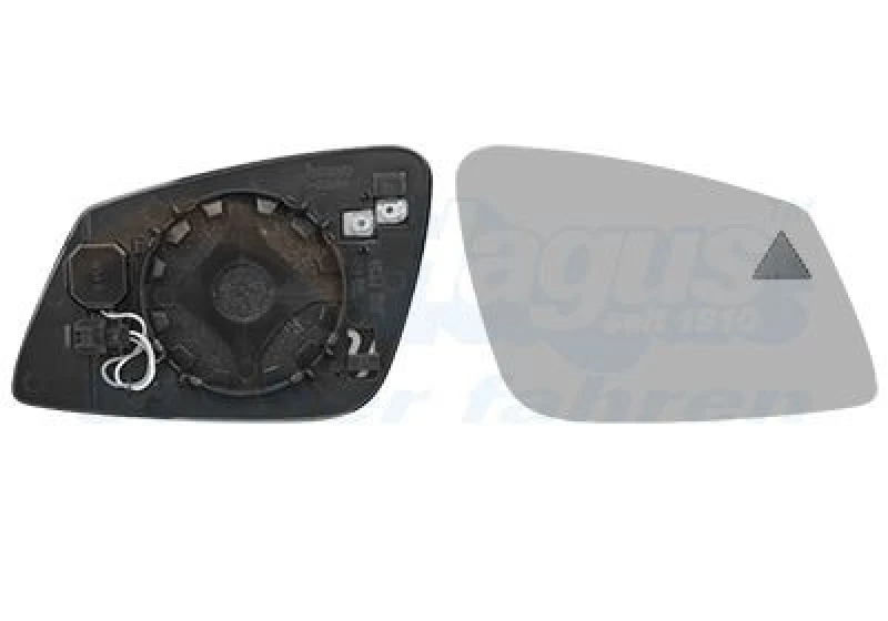 Image of VAN WEZEL Wing mirror glass VAN WEZEL 0597836