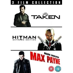 Image of Taken / Hitman / Max Payne DVD