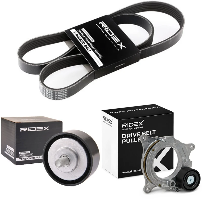 Image of RIDEX 542R0806 V-ribbed belt set V-Ribbed Belt Set (542)