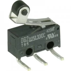 Image of Cherry Switches Microswitch DG23 B2RA 30 Vdc 0.05 A 1 x OnOn momentary