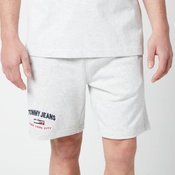 image of Tommy Jeans Mens Timeless Shorts - Silver Grey HTR - M