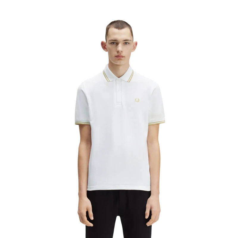 Image of Fred Perry Polo Fred Perry Twin Blanc Male 38