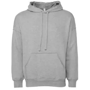 image of Bella + Canvas Unisex Adult Raw Seam Hoodie (L) (Athletic Heather Grey)