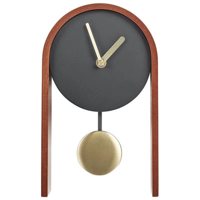 Image of Beliani Clock Blatten 16cm Black