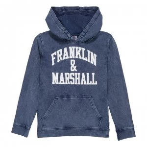 image of Franklin and Marshall Franklin OTH Hoody JB21 - Navy