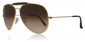 Ray-Ban Outdoorsman II Sunglasses Shiny Light Bronze 9001A5 62mm