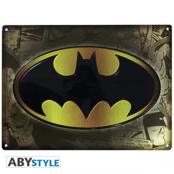 Image of DC Comics - Batman (28 x 38cm) Metal Plate